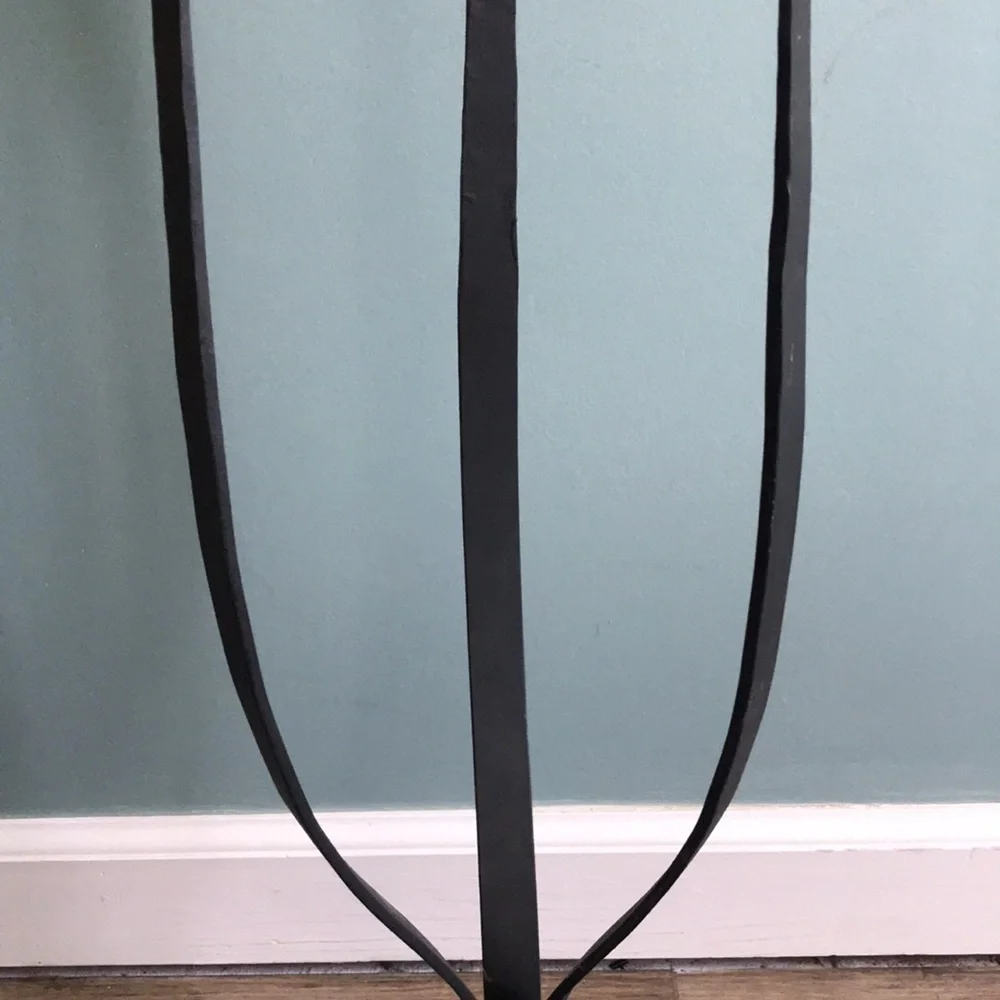 Van Keppel Green VKG Iron Triple Candlestick Holder Mid Century Modern MCM